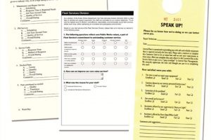 questionnaire template word m survey