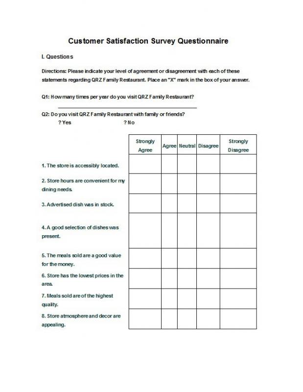 questionnaires templates word