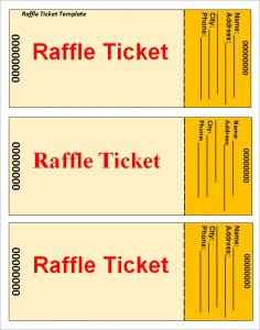 raffle ticket template raffle ticket template1