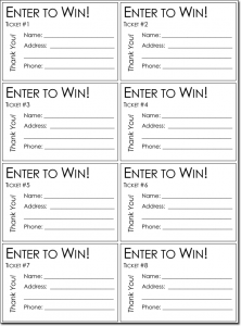 raffle tickets template raffle ticket templates with auto numbering