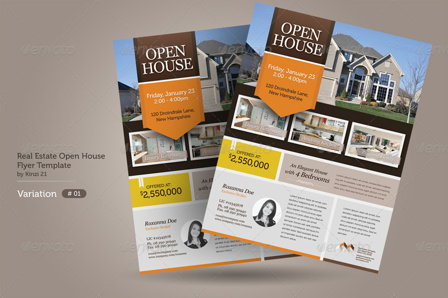 real estate brochure templates