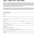 real estate offer letter formal offer letter real estate template