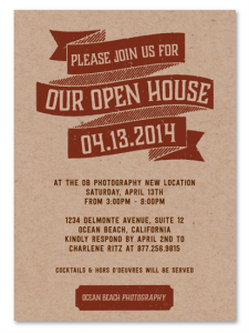 real estate open house flyer open house party gbp re