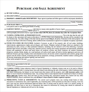 real estate purchase contract real estate purchase and sale agreement