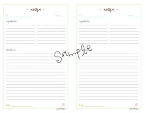 recipe card templates for word il xn