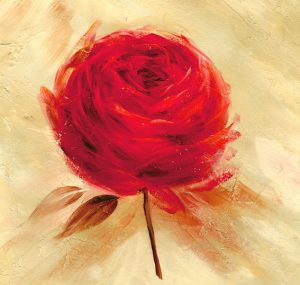 red flower painting red flower painting
