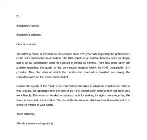 reference letter template business reference letter template