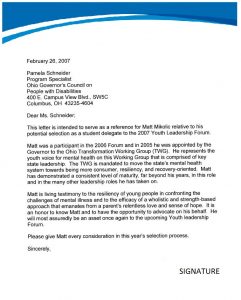 reference letter template writing a recommendation letter