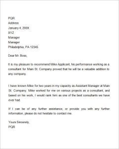 reference letters for employment recommendation letter for employment promotion