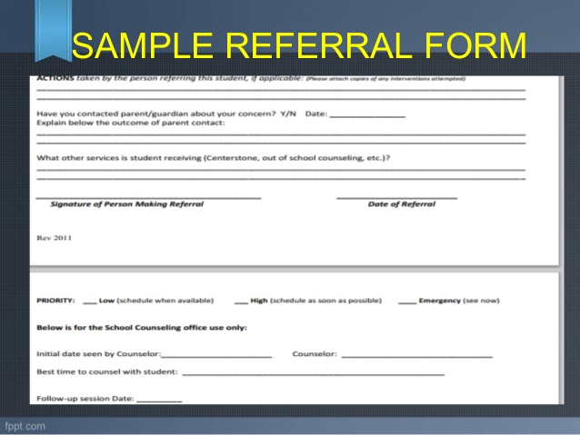 referral forms template