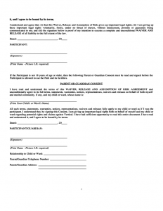 release from liability form trampoline waiver form arkansas l
