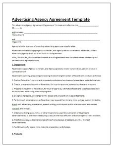 remodeling contract template advertising contract agreement template doc