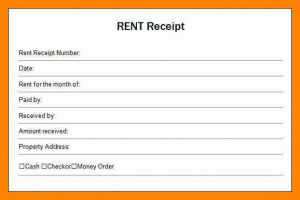 rent receipt form blank receipt template blank rent receipt