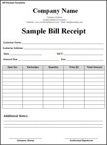rent receipts template word bill receipt template x
