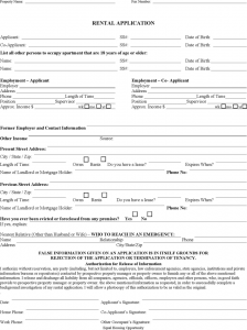 rental agreement month to month missouri rental application form