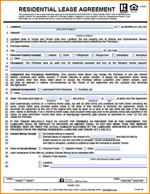 rental agreement pdf