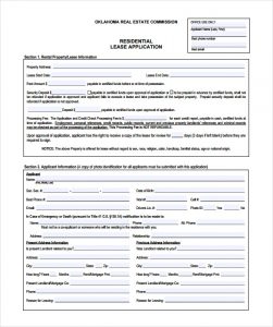 rental application template basic house rental application template pdf download