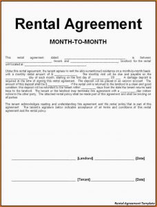 rental contract template tenancy agreement rental agreement template