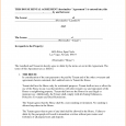 rental receipt pdf rental house lease agreement