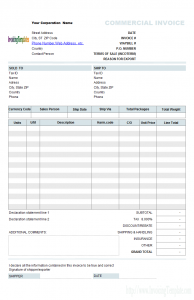 rental receipts format commercial printed