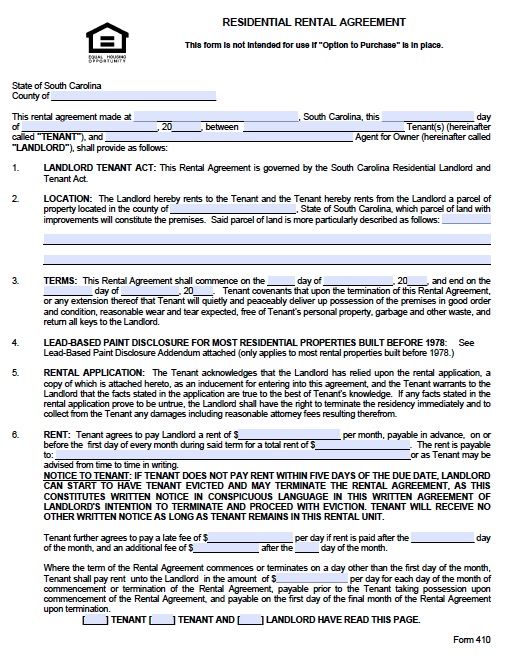 renters application form pdf