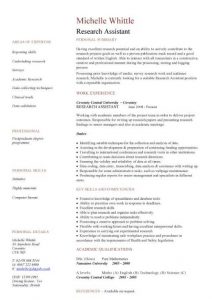 research assistant resume pic research assistant cv template