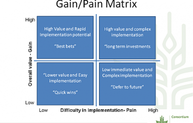 research report example gain pain matrix cgiar dkm workshop