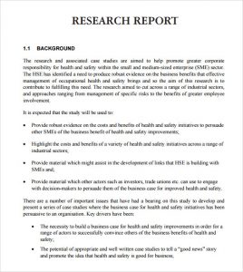 research report format example of a research report format