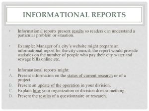 research report formats report writingtypes format structure and relevance
