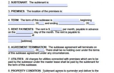 residental rental application massachusetts agreement to sublet x