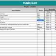 residential construction schedule template excel punchlist blog x