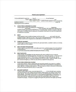 residential lease agreement template blank rental lease agreement