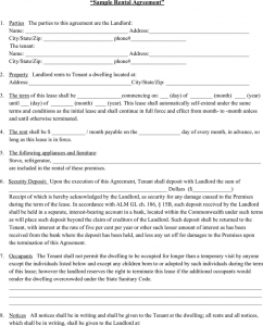 residential lease agreement template rental agreement template pdf