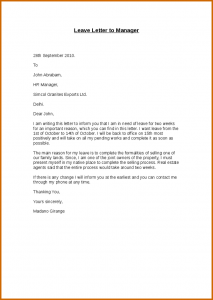resign letter template how to write resign letter to manager leave letter to manager