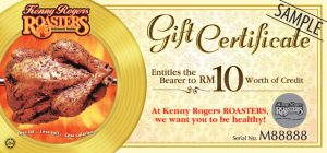 restaurant gift certificate template kenny rogers gift certificate sample