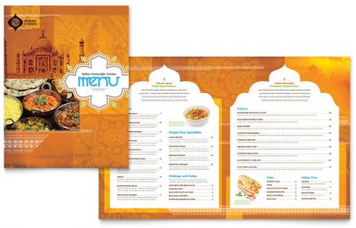 restaurant menu template free fb s
