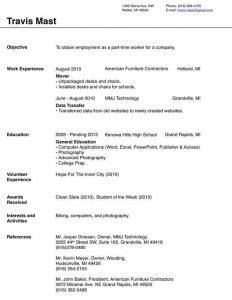 resume example for college student resume form to fill blank
