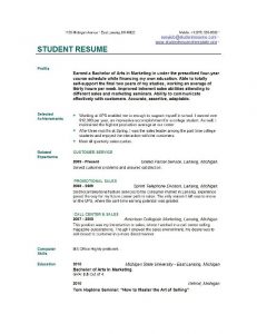 resume examples for college students college student resume examples