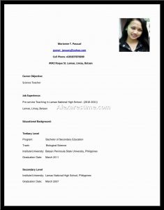 resume examples for highschool students job resume example for highschool students template