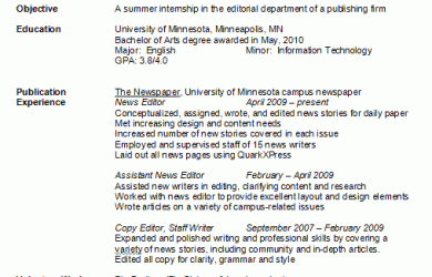 resume for college students collegegraduateresume