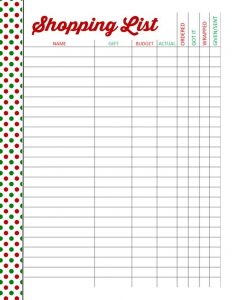 resume html template unique christmas list printable ideas on pinterest christmas intended for christmas gift tracker template