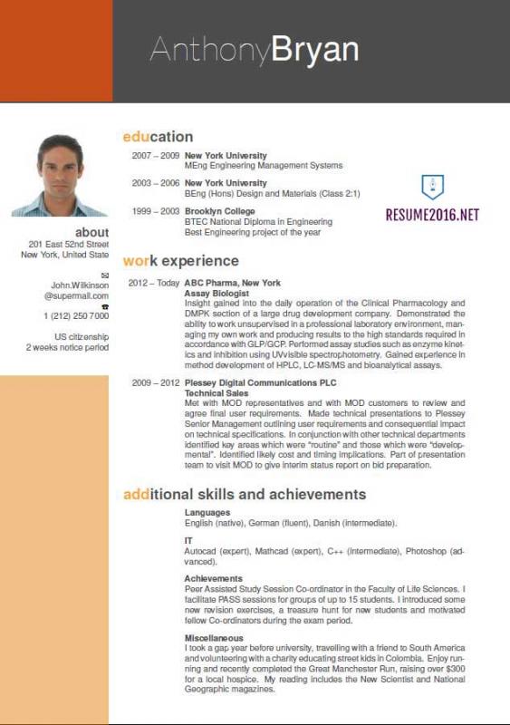 resume samples for college student