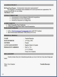 resume samples for freshers engineer fresher resume format