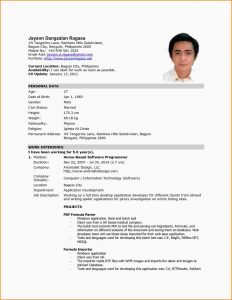 resume template college student resume for job application filipino job resume sample philippines