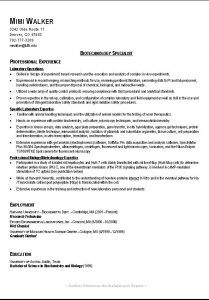 resume template for college student sample college resume