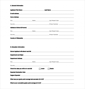resume templates for highschool students scholarship application templates free sample example