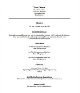 resume templates pdf combination format blank resume template free pdf