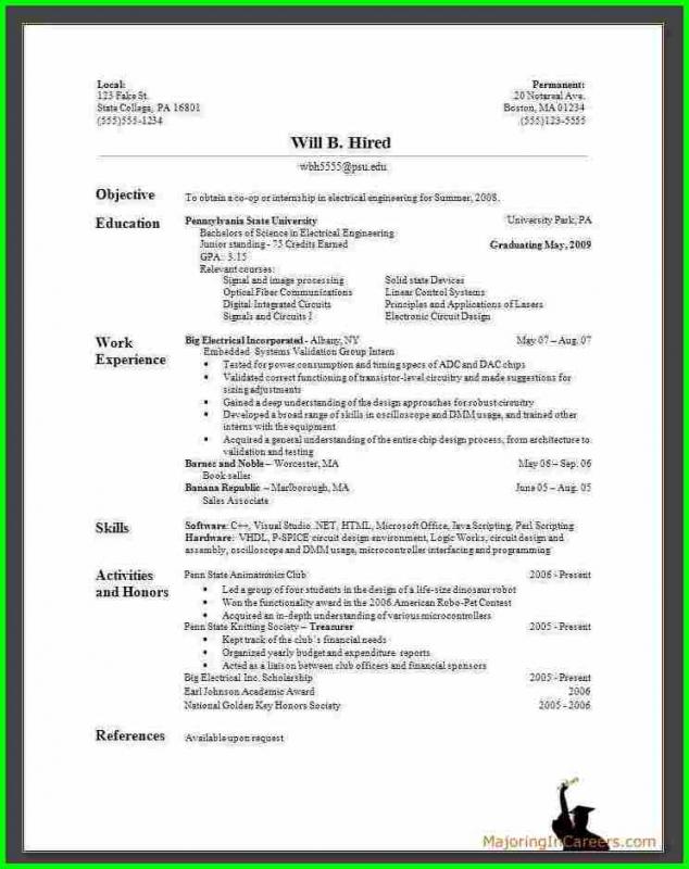 resumes for high school students with no experience