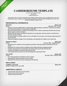 retail resume template cashier resume template professional