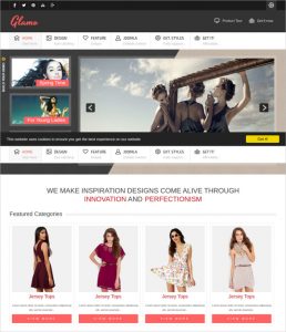 retail web site retail fashion website template